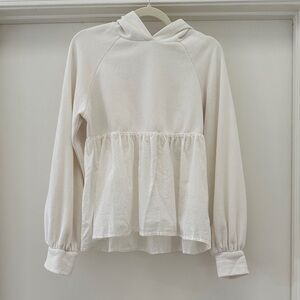 Urban Outfitters Flowy Peplum Hoodie